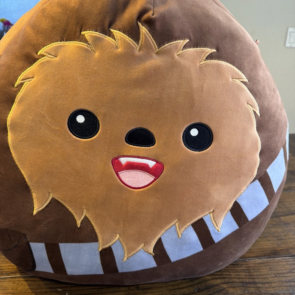 Chewbacca Squishmallow 20" Star Wars Plush Kellytoy - Picture 5 of 12